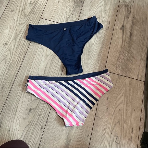 La Vie en Rose bikini bottoms NWOT medium lot of 2 - Picture 3 of 7